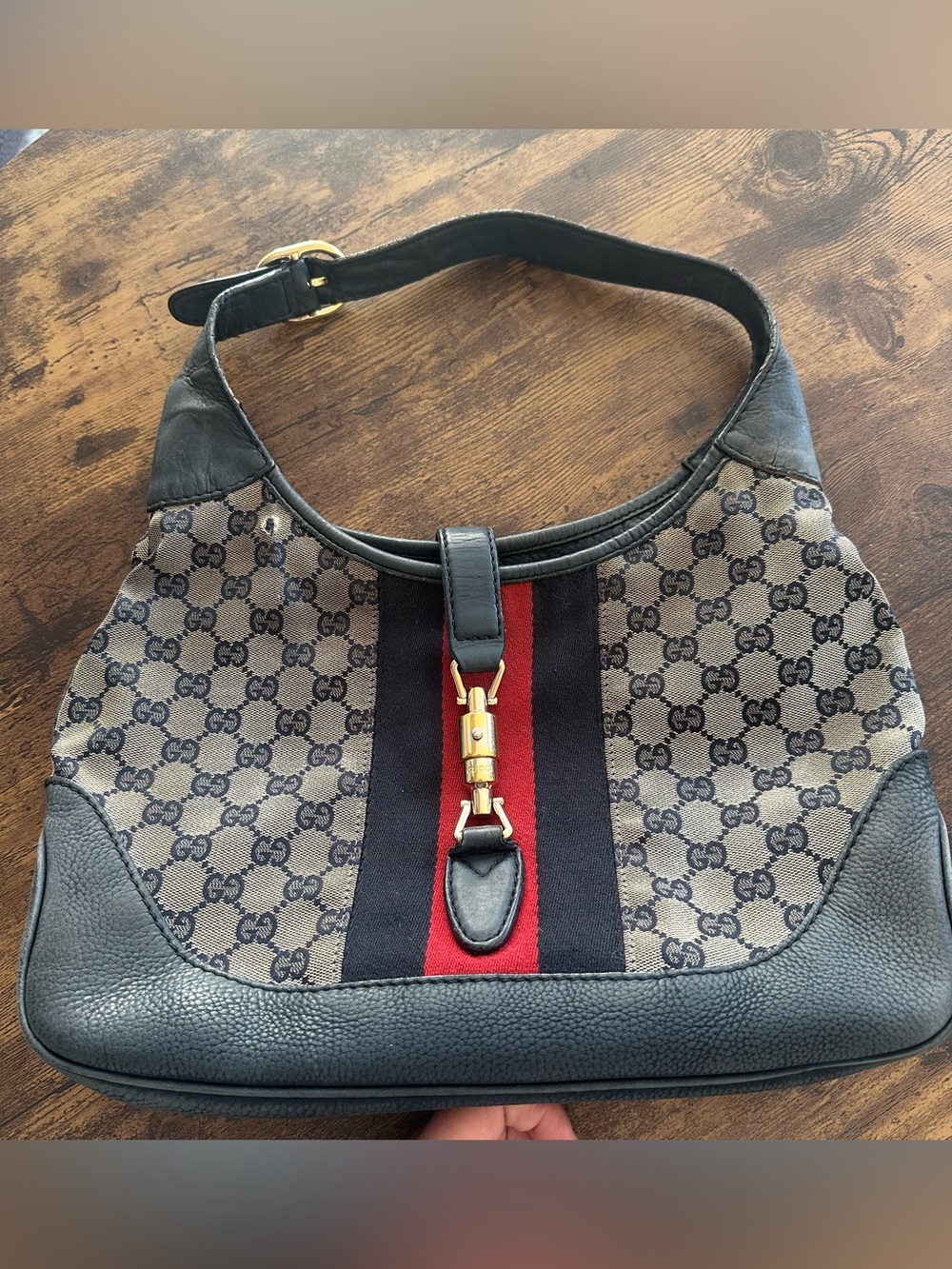 Gucci Monogram Canvas Hobo bag